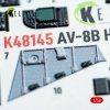Kelik K48145 AV-8B Harrier - interior 3D decals for Hasegawa kit (1/48)